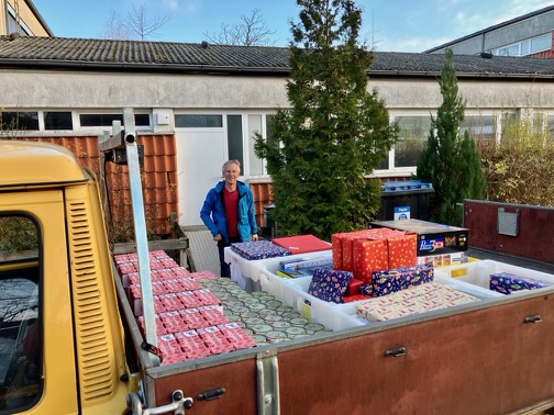 Lieferung mit Pritsche statt Kutsche