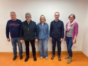 der aktuelle Vorstand der Burgdorfer Tafel